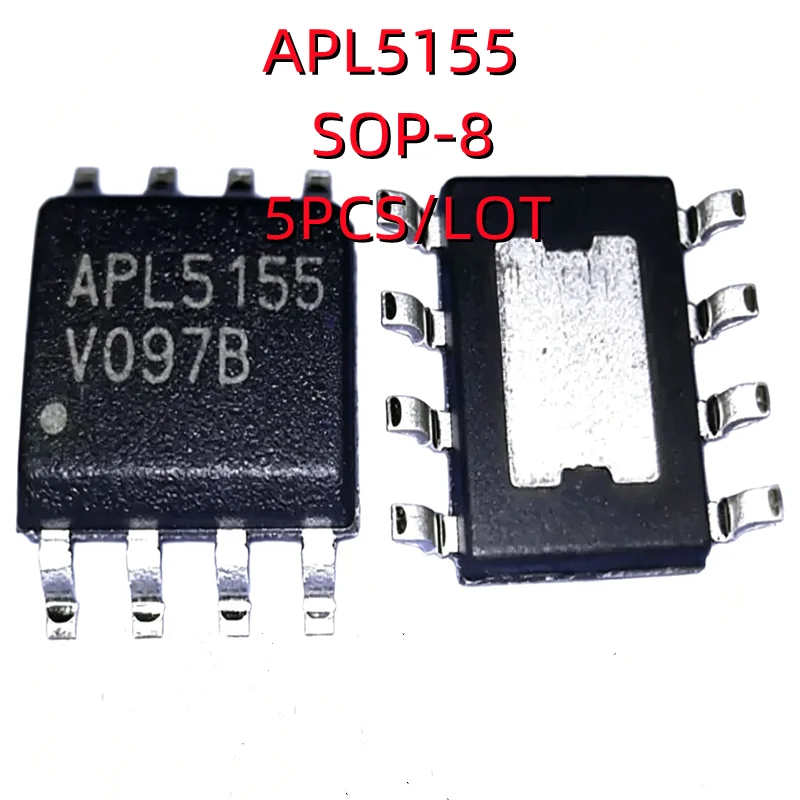 5PCS/LOT APL5155 APL5155-KAI-TRG SOP-8 Router LCD commonly used power management chip New In Stock