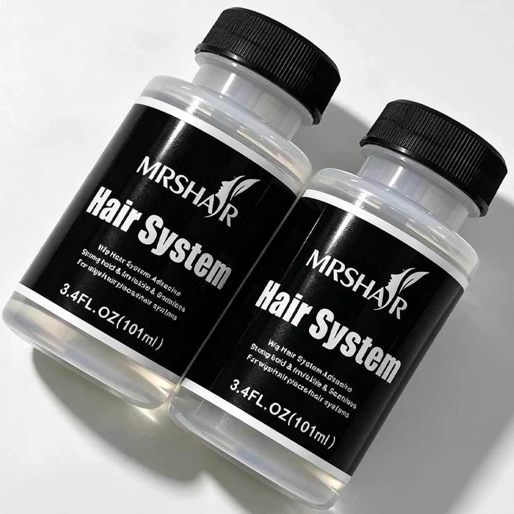 1PCS/2PCS/Pack Strong Hold lace glue 3.4oz/101ml waterproof  lace hair glue adhesive super glue for lace wig/toupee/closure