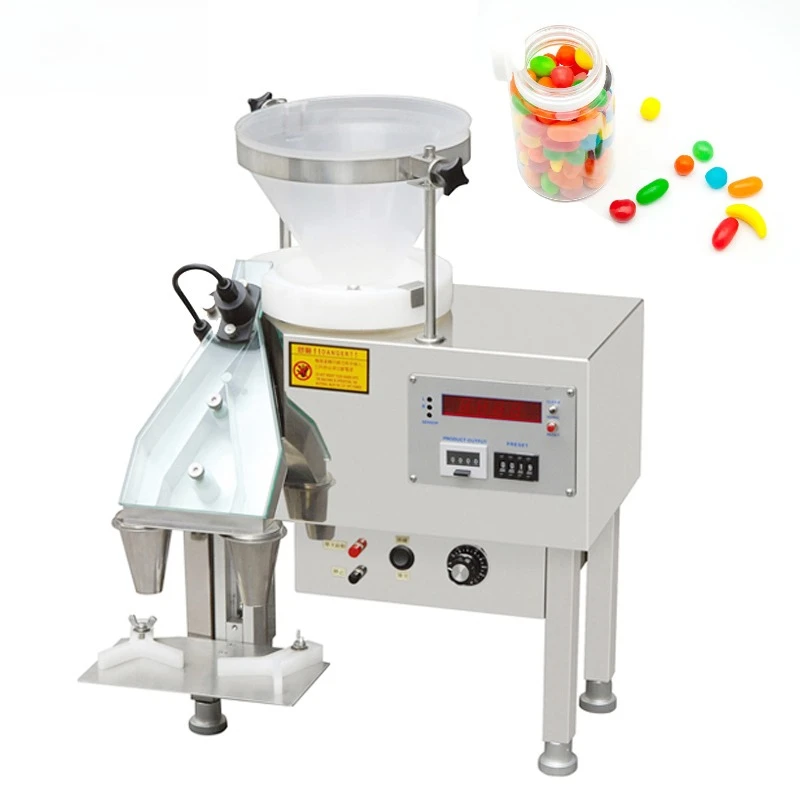 Pequeña máquina semiautomática para contar chicles de mascar dulces gomosos