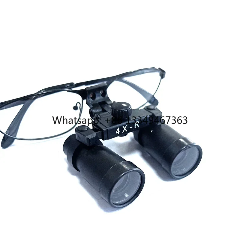 4x 5x 6x 8x lupa dental binocular de alta potência longa distância de trabalho personalizável óculos odontológicos lupa médica lupa fa