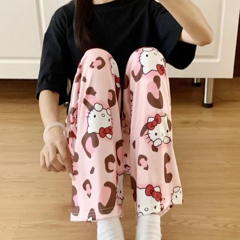 

Sanrio Cute Pajama Pants Hello Kitty Pajama Pants Casual Style Girl Spring and Autumn Style Home Clothing Trousers Pajama Pants