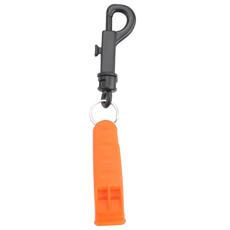 10Pcs Survival Whistle With Clip For Kayak Diving Rescue Emergency Safety Whistle Signaling Device Outdoor Muti-Tools