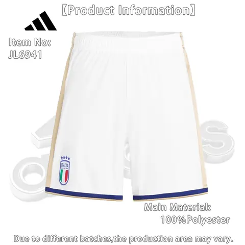 26 Nat Jersey Adidas Italy 2026 FIFA World Cup Home Fan Version Soccer Shorts JL6941