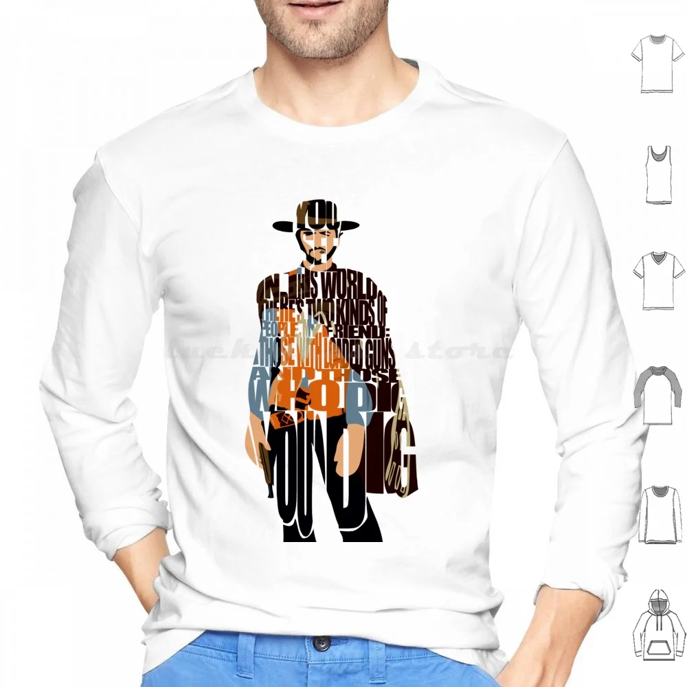 Blondie-The Good , The Bad And The Ugly Hoodies Long Sleeve Blondie The Good The Good The Bad And The Ugly Clint