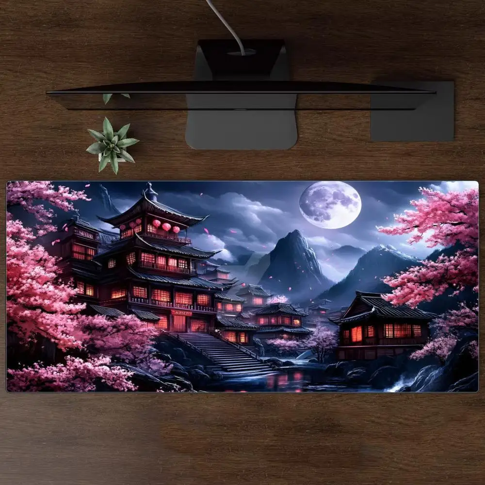 

Ancient style landscape mouse pad super large dirt-resistant national style national tide e-sports game mouse pad keyboard