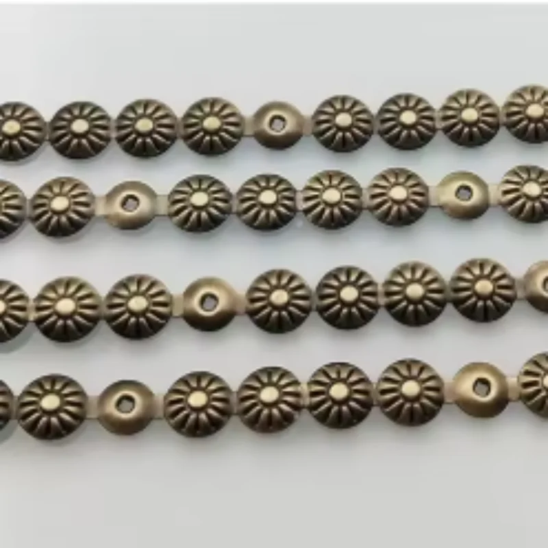 9.5 11MM Upholstery Furniture Sofa Chair Tacks Tapes Strips Bronze Silver Decoration Upholstery Sofa Nails Tapes 2 Meters