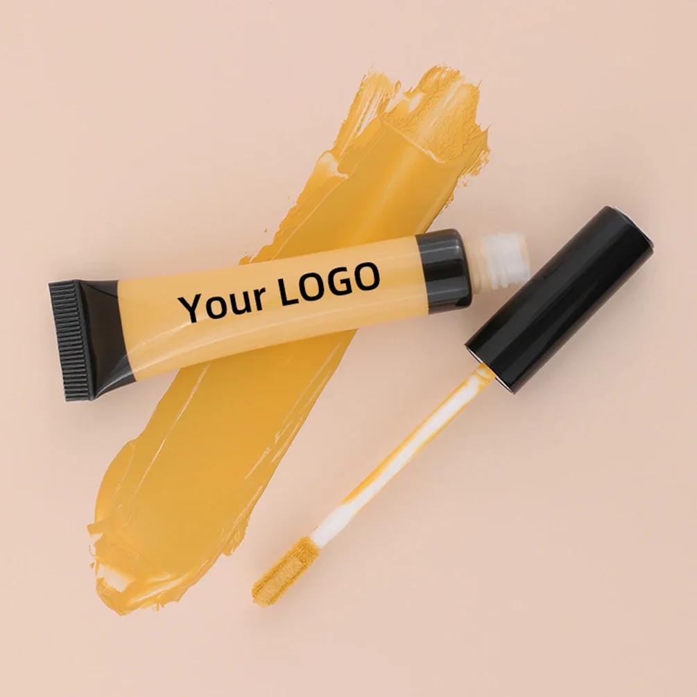 Private Label Vloeibare Concealer Aangepast logo Waterdicht Fleuren dekking Langdurige zachte buis Romige contourmake-up Groothandel