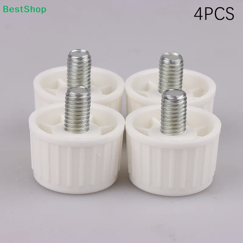 ★4pcs Universal Footing with Height Adjustable Screw Fridge Freezer Bottom Stand Moisture proof Table Chair Leg Holder