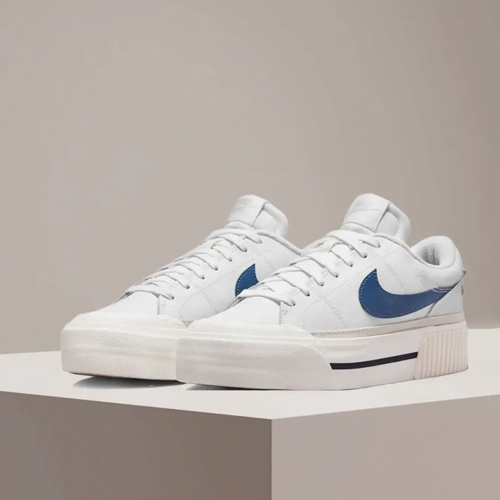 Nike Court Legacy Lift Elevated Sole Design Comfortable Anti-Slip Cushioned Durable Athletic Shoes DM7590-104