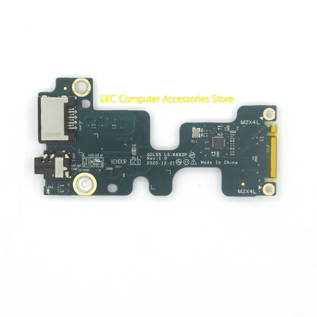 

New FOR DELL G15 5510 5511 Ethernet LAN RJ45 PORT AUDIO BOARD PMY37 0PMY37 CN-0PMY37 GDL55 LS-K662P