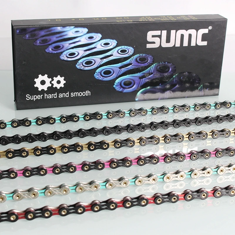 SUMC Bicycle Chain X11SL X12SL Speed MTB Road Bike Diamond Chains Ultralight Mountain Bicycle 11 12S Chains fit for Shimano Sram