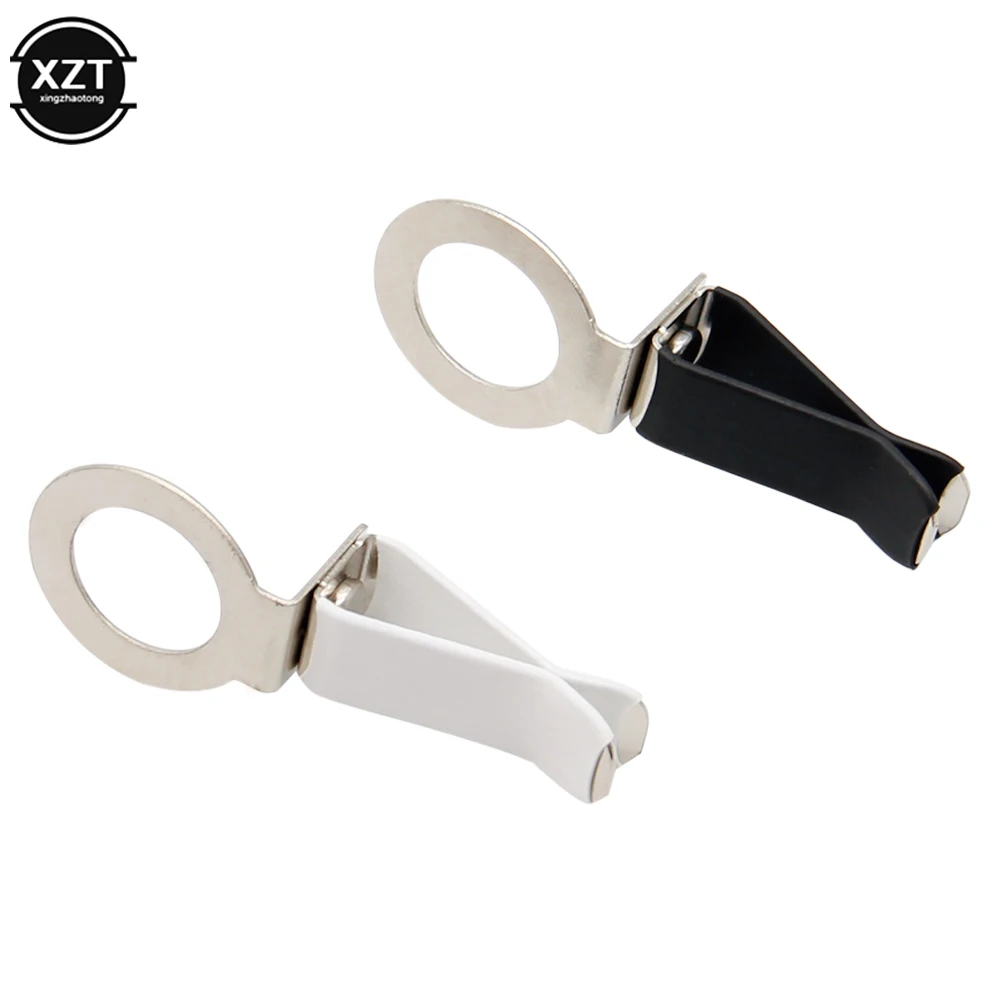 Car Air Conditioner Air Outlet Perfume Clip White Black 360 ° Rotating Stainless Steel Perfume Glass Bottle Clip Car Accessories