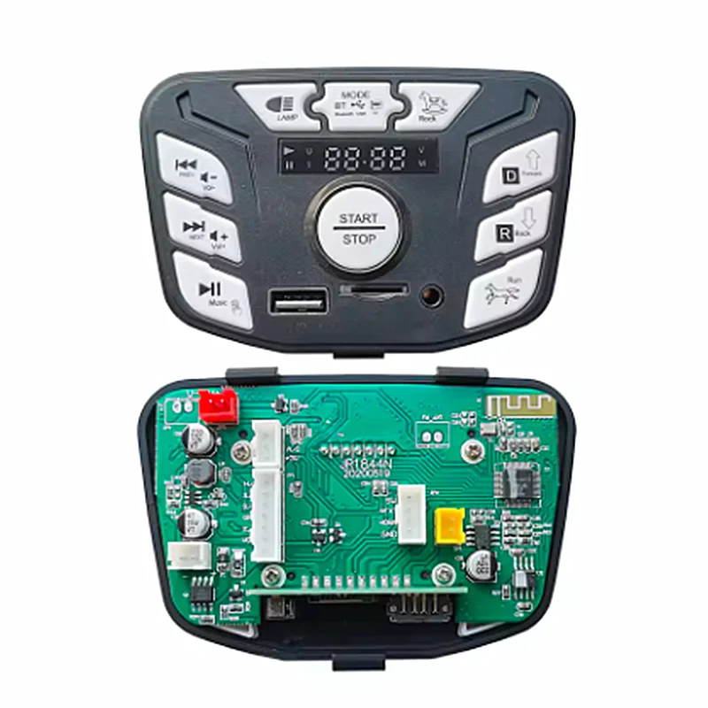 Controlador de veículo elétrico multifuncional para crianças 12V, controlador central 24V para carro de bebê