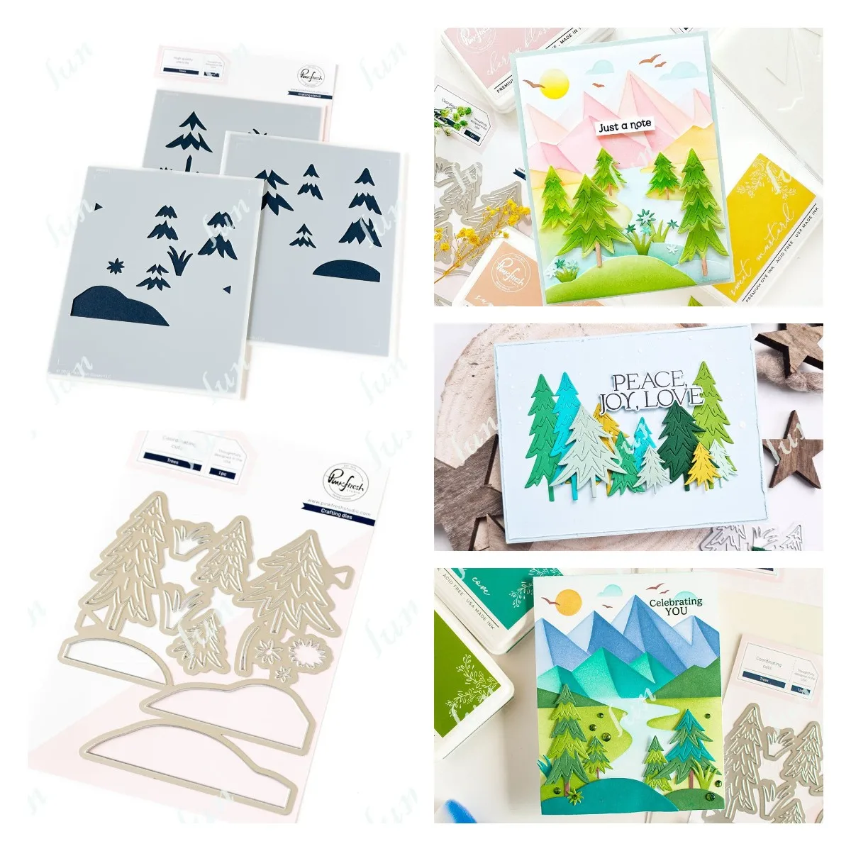 

Trees Shaped Metal Cutting Dies Stencils Scrapbooking Photo Album Embossing Cut Die DIY Paper Cards Stencils for Crafts Decor