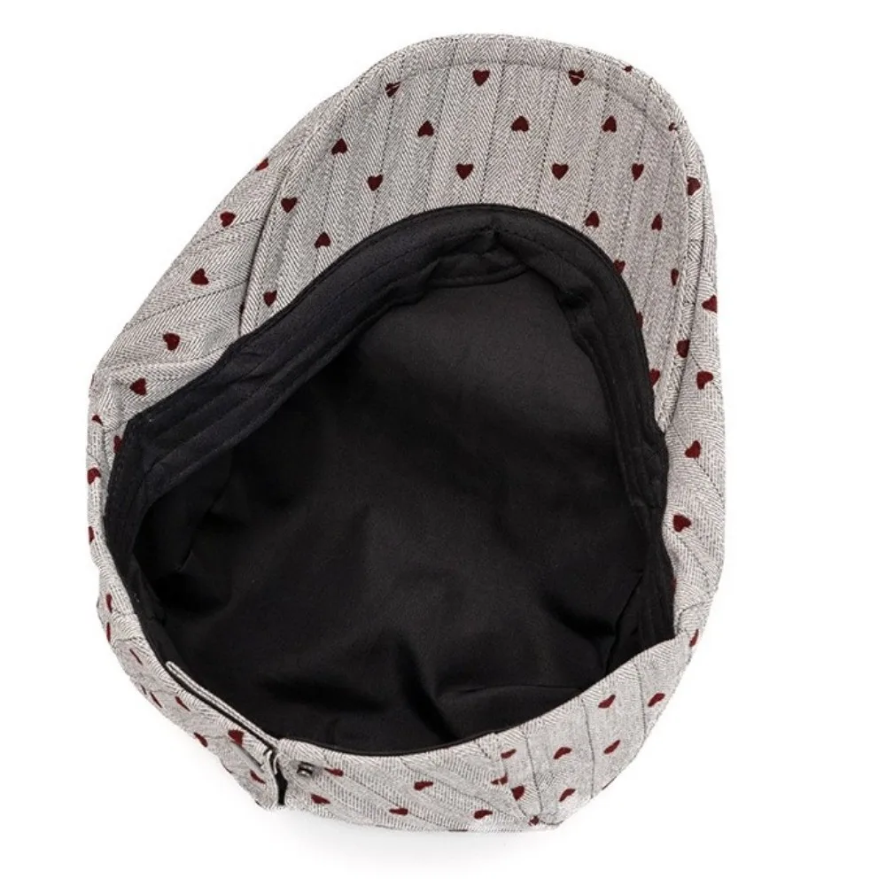 جديد عارضة قبعة البيريه تنفس القلب الرسام شقة قناع كاب قابل للتعديل الرجعية بطة اللسان كاب