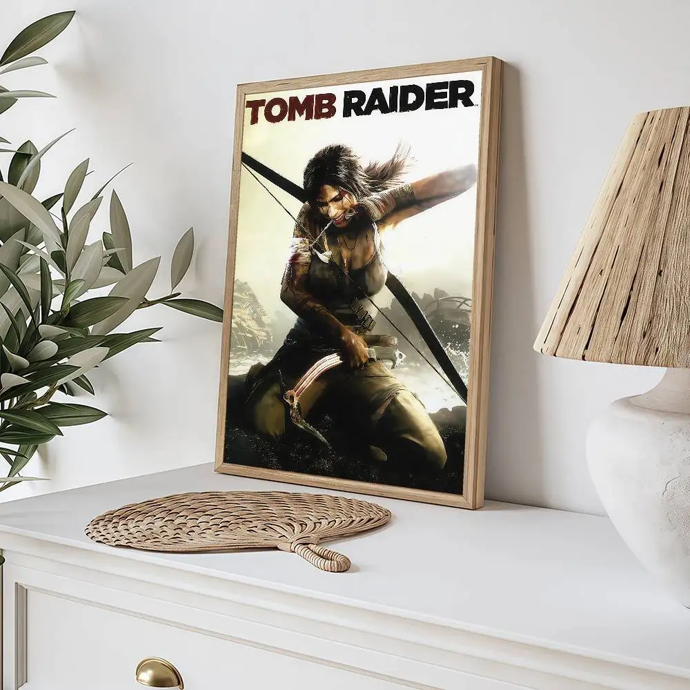 تومب رايدر مطبوعات وملصقات ذات نوعية جيدة غرفة عتيقة مقهى ديكور ديكور المنزل