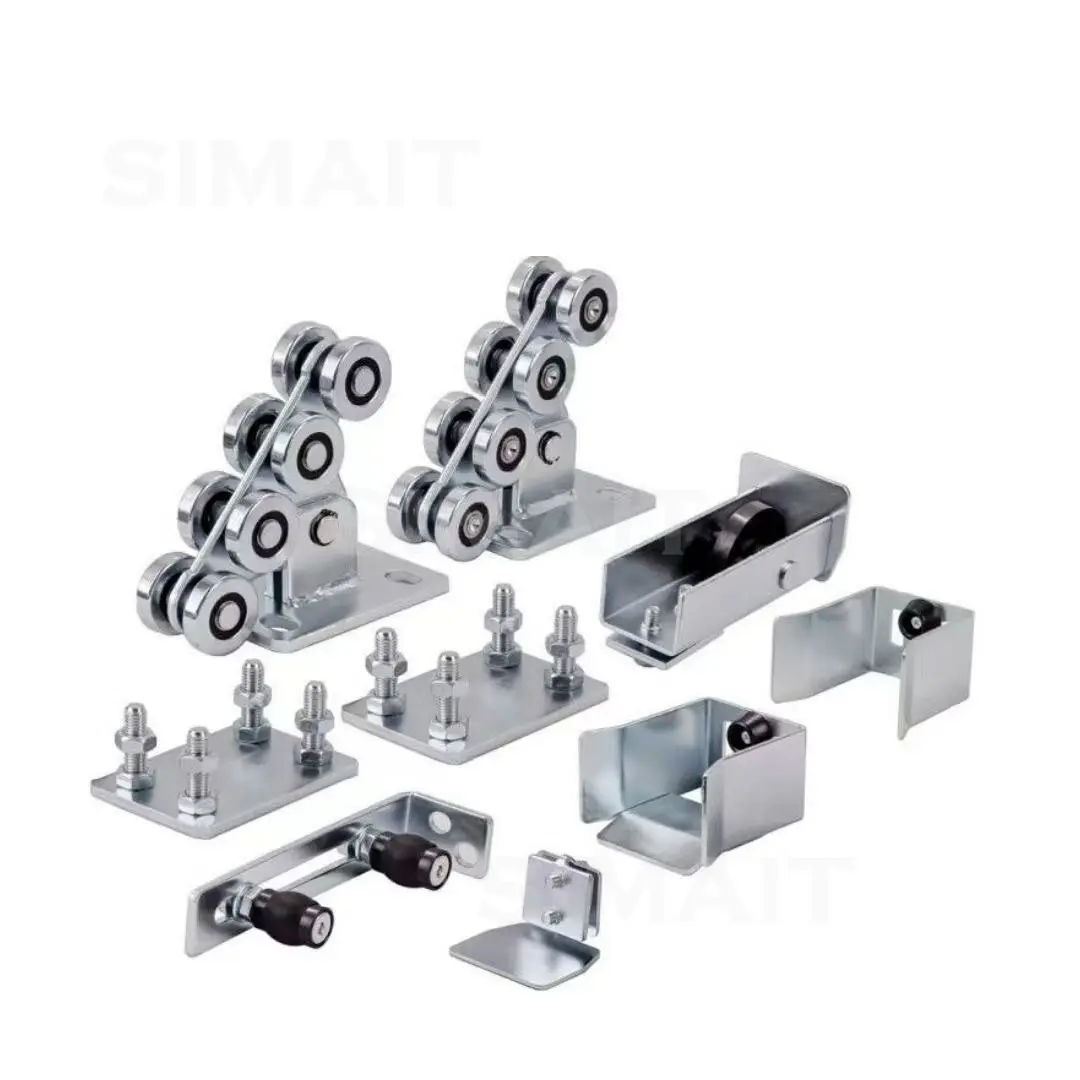 Custom Steel Sliding Cantilever Gate Kit Heavy Du-ty 8 Wheel Cantilev Gate Roller