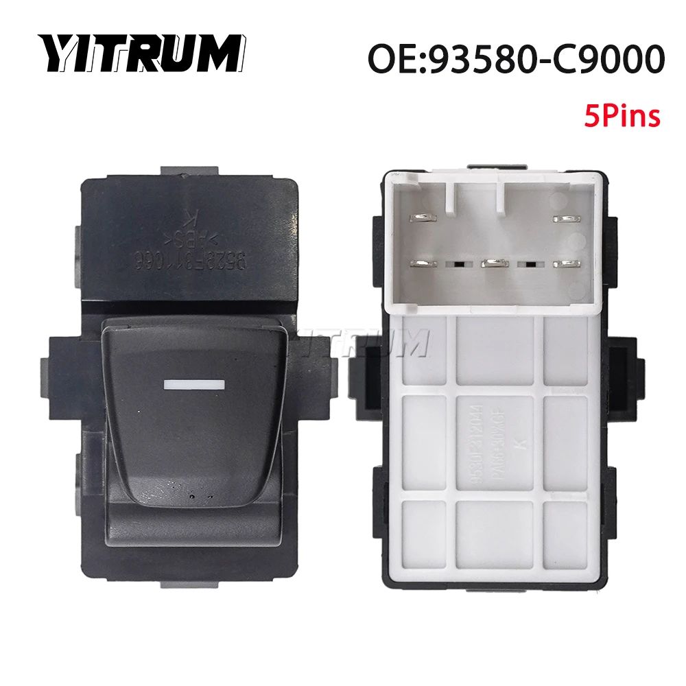 YITRUM 93580-C9000 93570-C9100 93570-C9200 93570-C91004X 93570-C92004X LHD Power Window Switch For Hyundai IX25 Creta 2014-2020