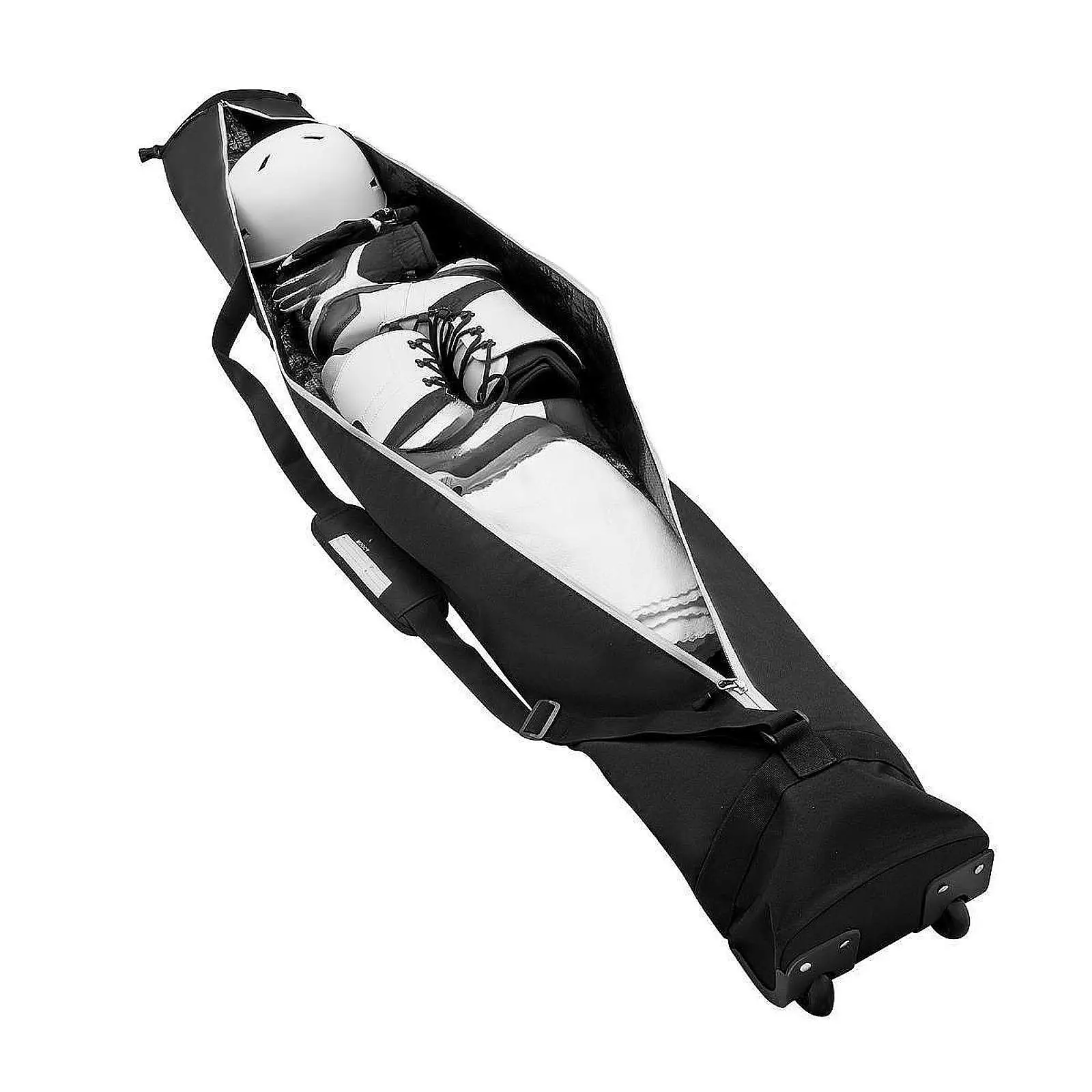 Ski Bag with Rolling Wheels Snowboarding Protector Outdoor Water Resistant for Men Women Snowboard Bag Carrier Ski Gear Bag