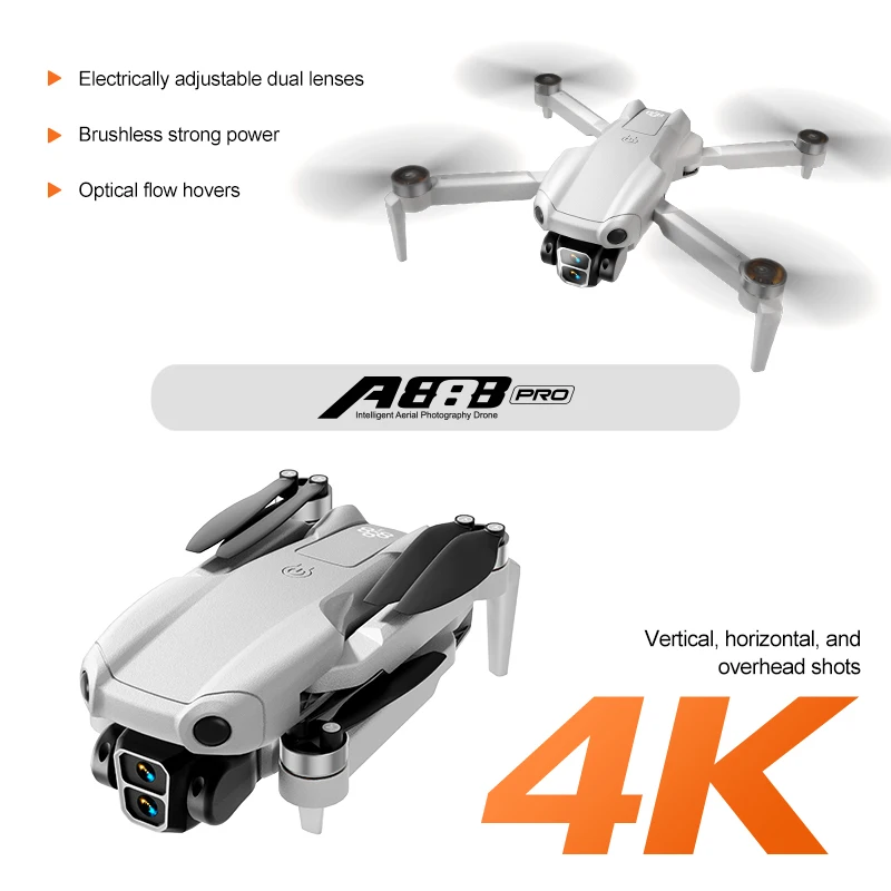 NEW A888 PRO Mini Portable Drone HD Aerial Photography Smart Hover Helicopter 360° Flip Remote Control Quadcopter Toy RC Drone