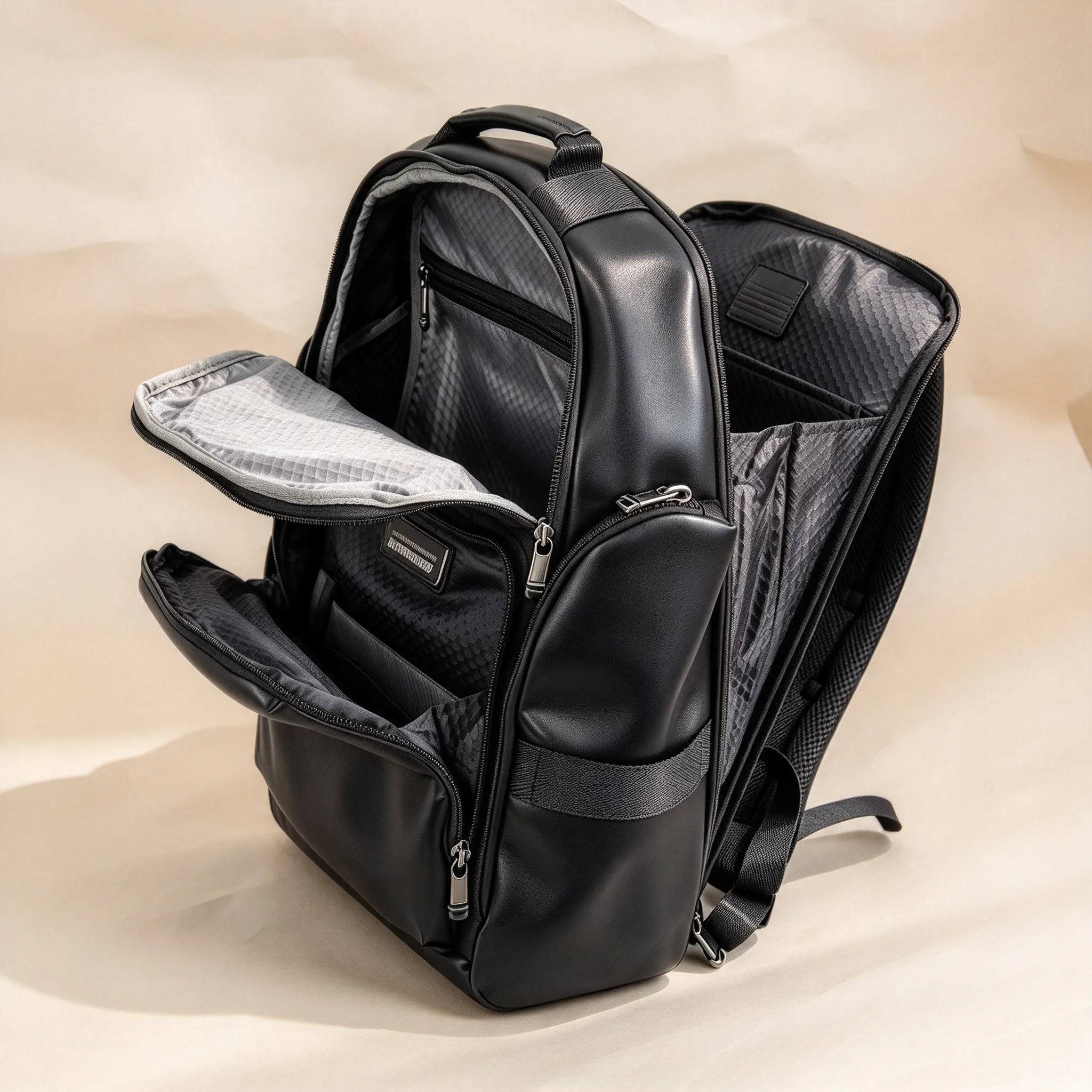 Men Fashion Trendy Backpack, Minimalist Business Rucksack for Student Commute