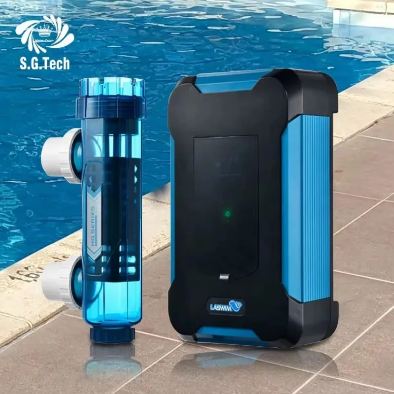 

Intelligent Automatic Swimming Pool Spa Disinfect System Salt Chlorine Generator Cell IPX4 Rated UV Resistant High Pools