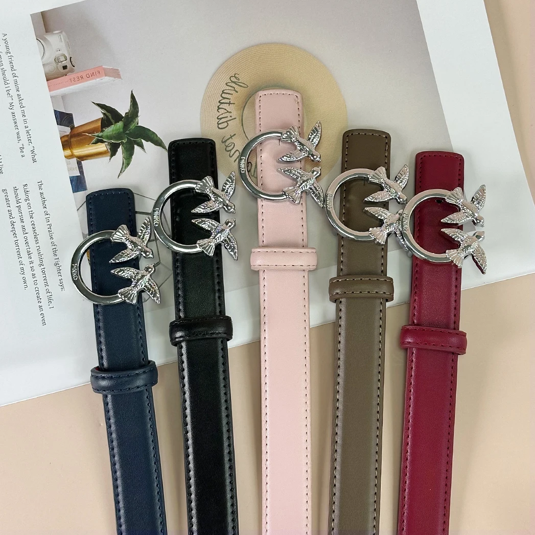 

Простой женский ремень из ПВХ с регулируемой длиной, перфорированный, в подарочной упаковке, новинка осени-зимы 2025, классический женский ремень.