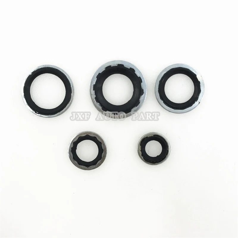 4 pieces Sealing gaskets For automotive ac auto air conditioning systems expansion valve gaskets pipe head compressor gaskets