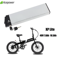 48V 7.8Ah 10.5Ah Janobike H20 Folding Ebike Hidden Battery Akku 48V 52V Battery for SMLRO S9 Electric XP Lite Ebike Battery