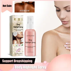 Hair Body Glitter Spray Waterproof Long Lasting High Gloss Face Contour Highlight Shimmer Sparkle Makeup Powder Party Nightclub