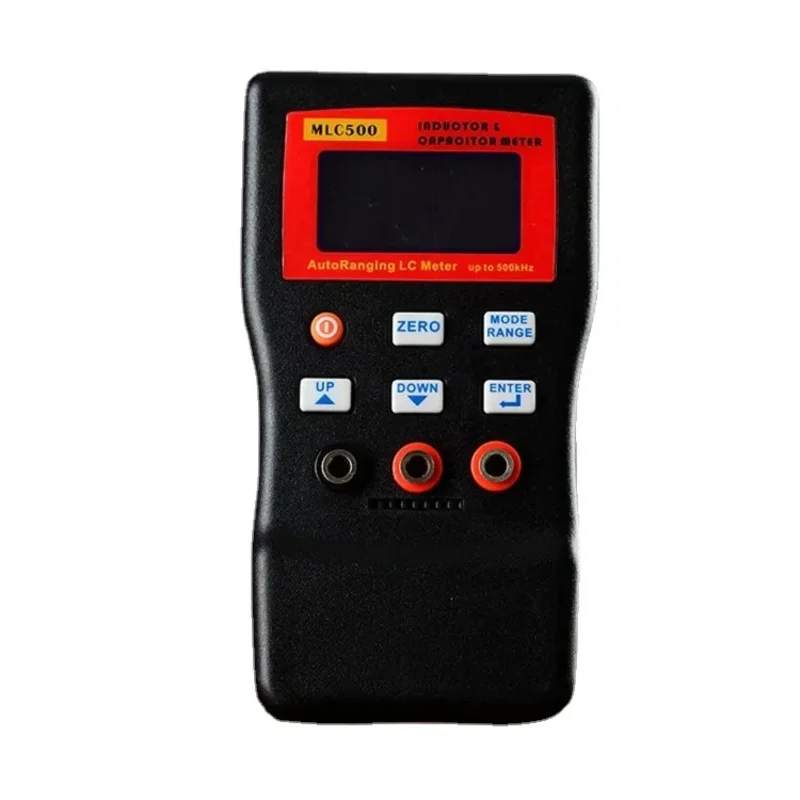 MLC500 Digital LC RC Capacitance Inductance Meter 500KHz Professional LCD Oscillation Multimeter 0.01PF 100MF SMD Clip Option