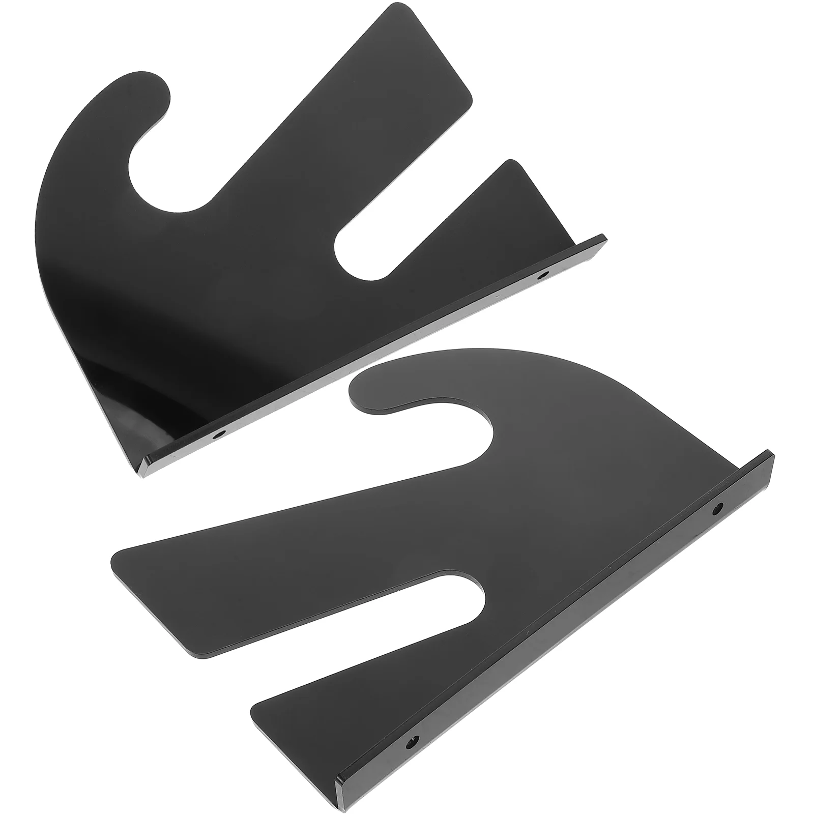 Skateboard Display Stand Slide Rack Scooter Wheels Storage Black Acrylic Holder for