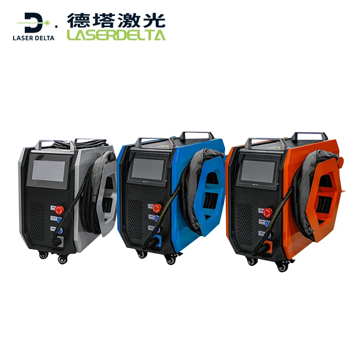 Laser Welder Metal Air Cooled Fiber Laser Welding Machine Portable 4-in-1 Stainless Steel Carbon Copper Aluminum Laser Welder