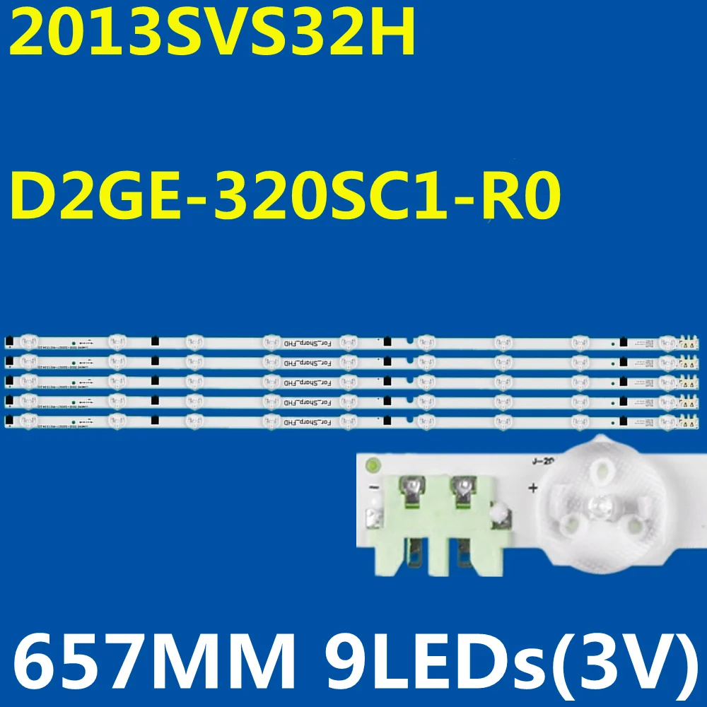 

50PCS 657MM LED Backlight Strip For Sha rp 32 D2GE-320C1-R0 BN96-28489A UE32F4000 UE32F5000 UE32F5500 UE32F5700 CY-HF320BGSV1H