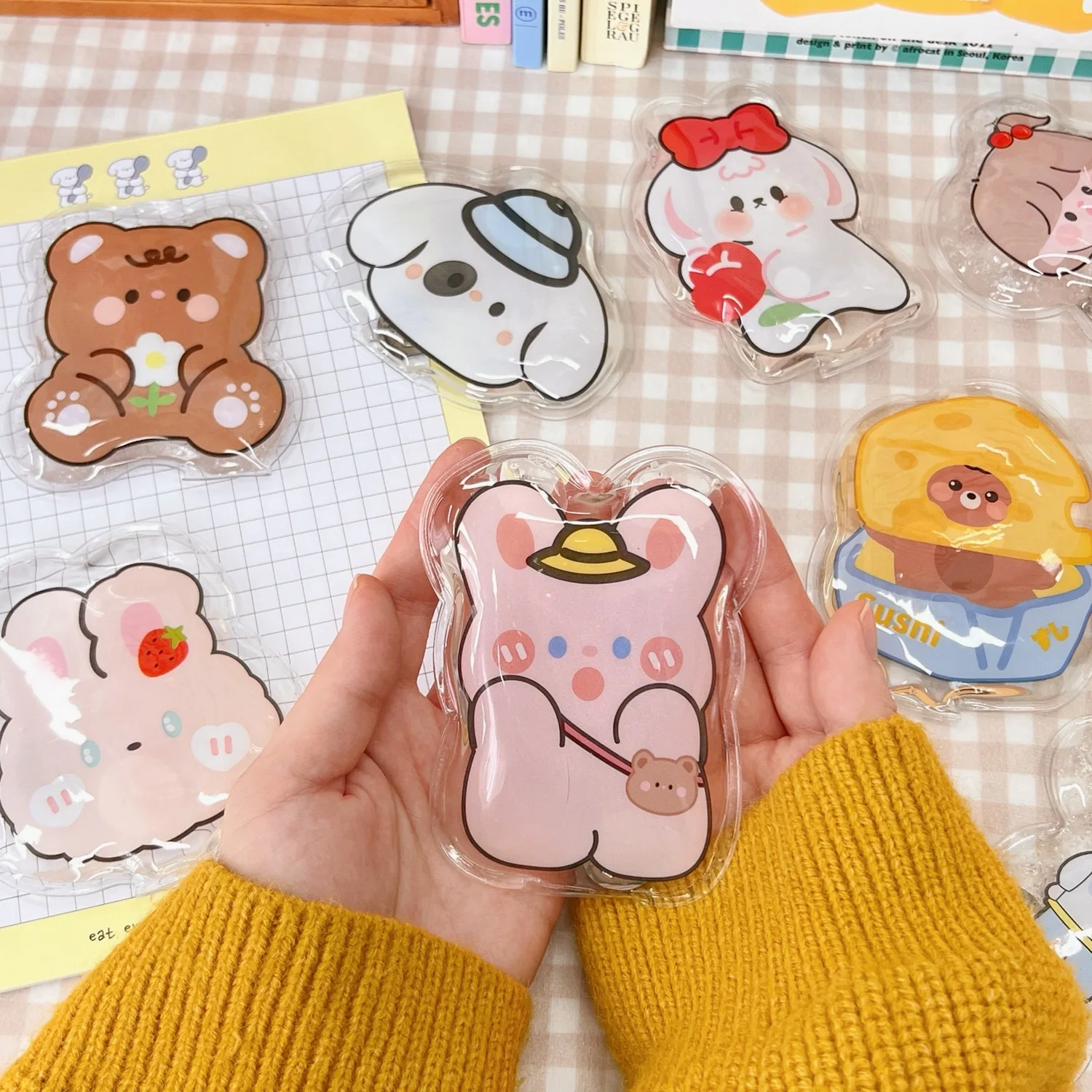 Hot! Reusable Hand Warmer Winter Pocket Gel Self-heating Hand Warmer Cartoon Hand Warmer Instant Self Heating Pack