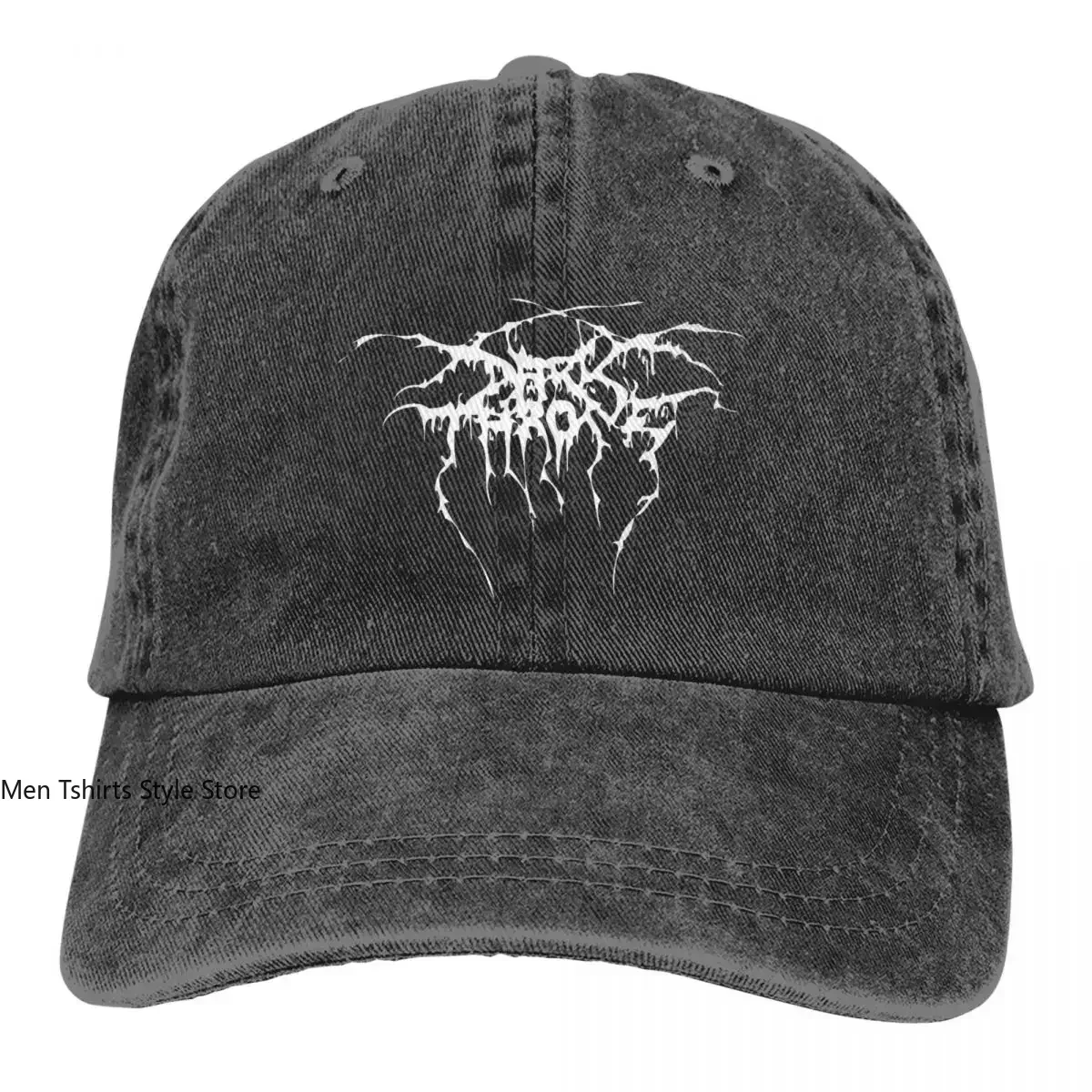 Darkthrone True Norwegian Baseball Cap Black Metal Outdoor Gym Sun Visor Washed Hip Hop Hats Male Vintage Design Baseball Caps