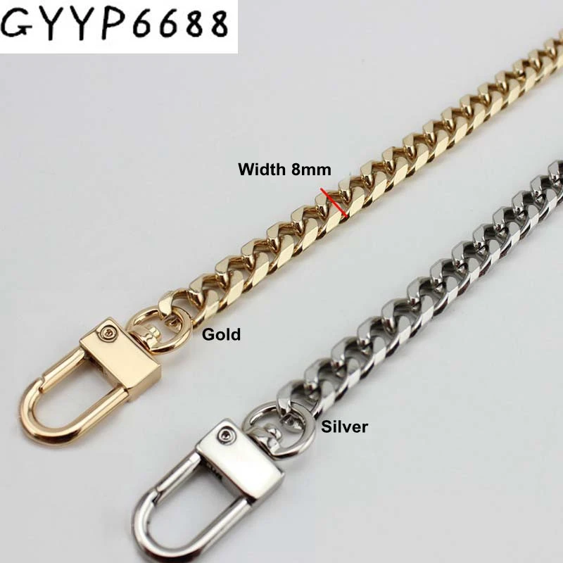 5pcs Width 8mm high quality octaheda Eight faces chain production bags hardware accessories metal package chain