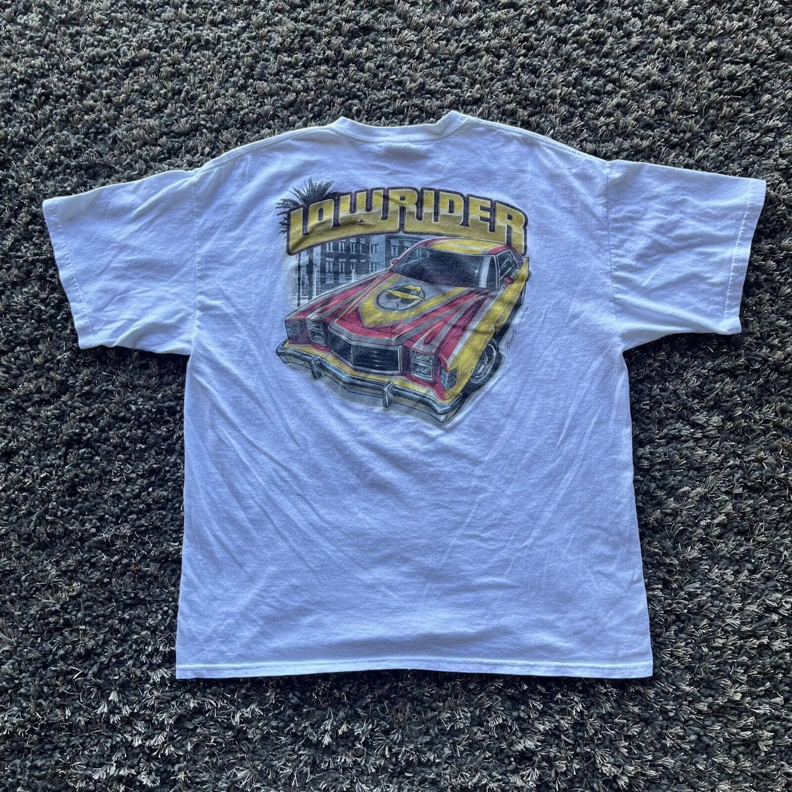 Vintage Lowrider Magazine Double Sided Car T Shirt Size Xl