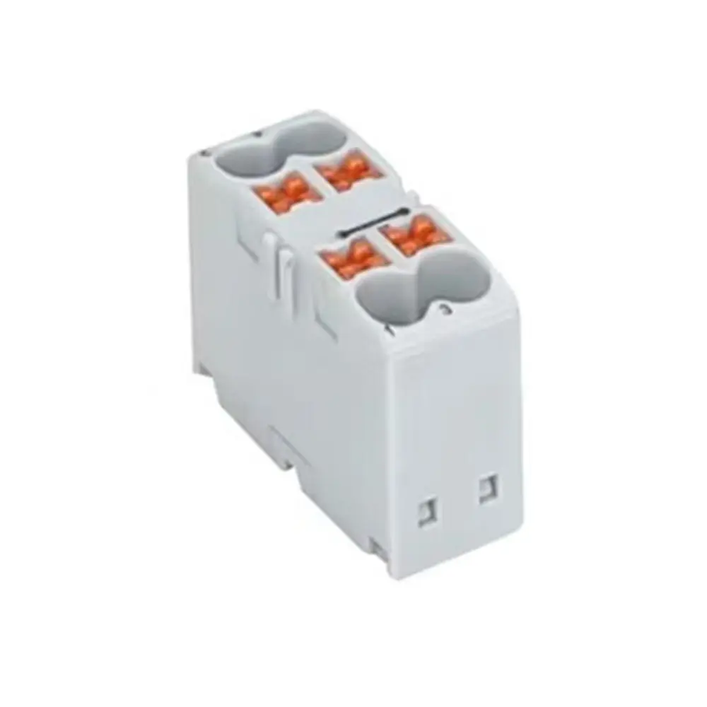 PTFIX 2.5mm² Push-in Electric Power Terminal 2/4/6/12/18 Connection Multiple In Multiple Out Block Connector Distribution Block