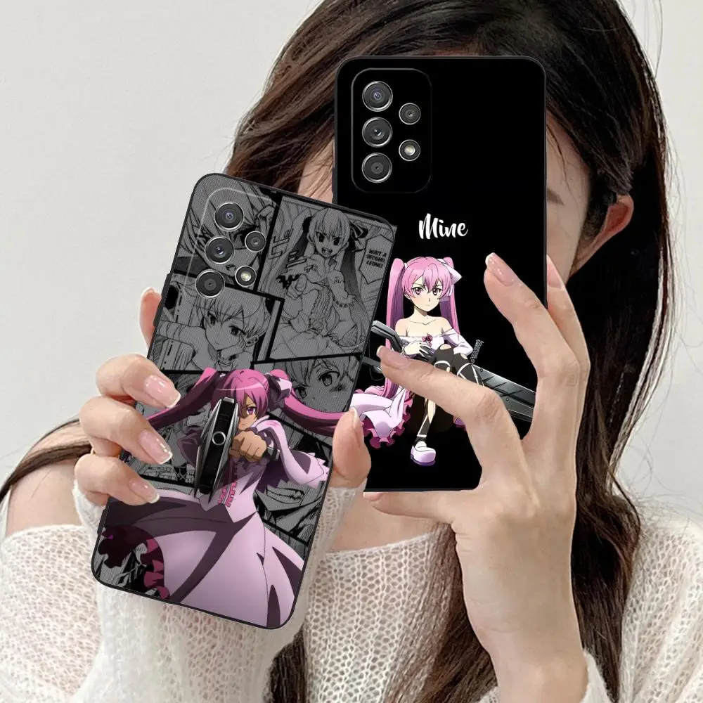 

Чехол для телефона Akame Ga Kill Mine для Samsung Galaxy M55 54 42 35 34 33 32 23 22 15 14 13 12 F55 5G с цветным принтом Pretty Cover