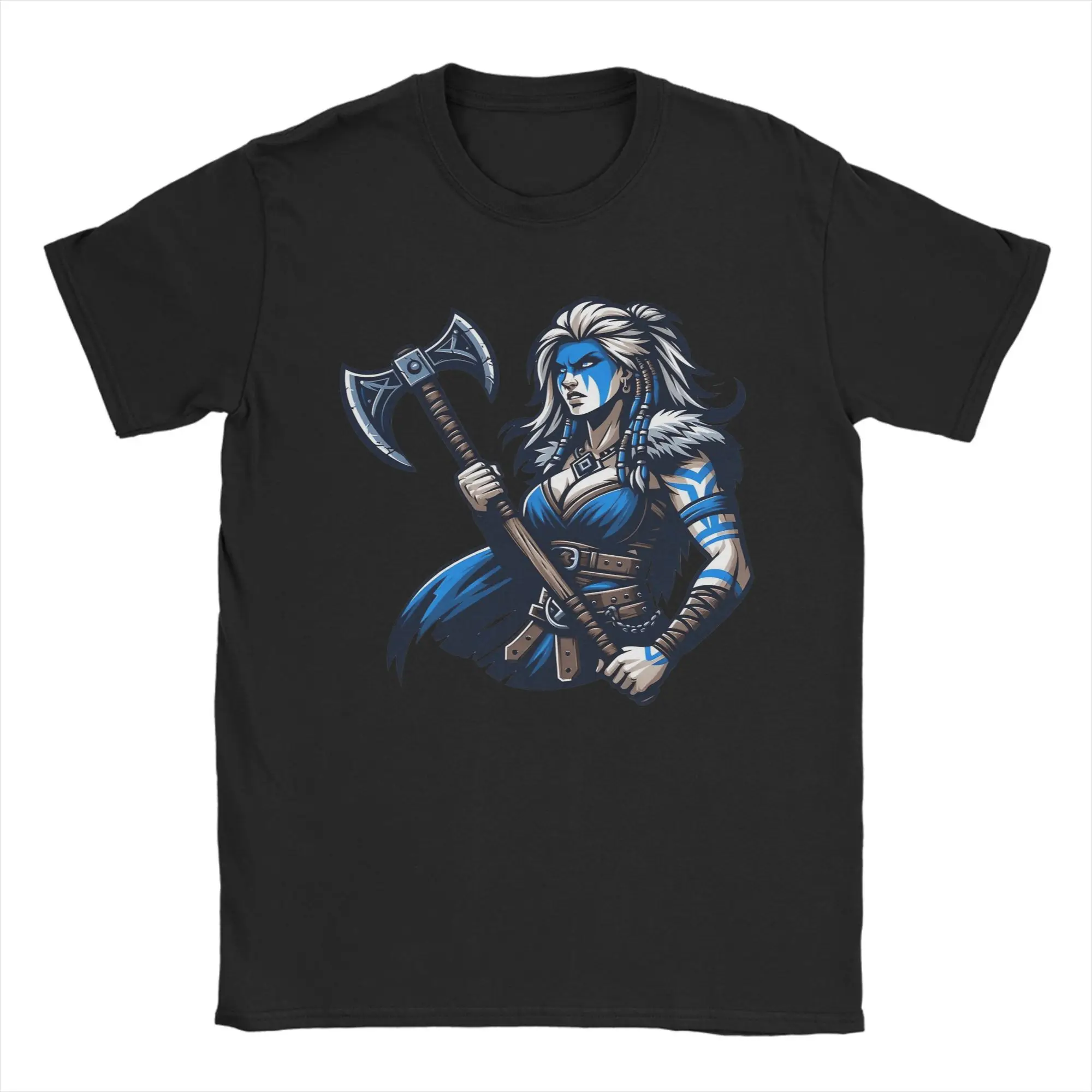 

Amazing Berserk Woman T-Shirts for Men Round Neck 100% Cotton T Shirt Short Sleeve Tees Gift Clothes