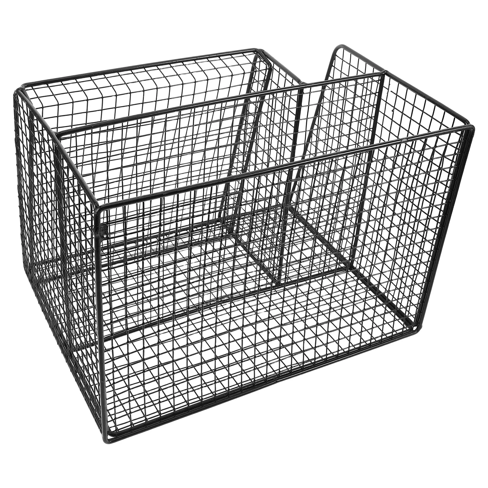 Desk File Holder Organizer Mesh Storage 8x9x7 8IN Multi-functional Desktop Letter Tray Phone Office Home