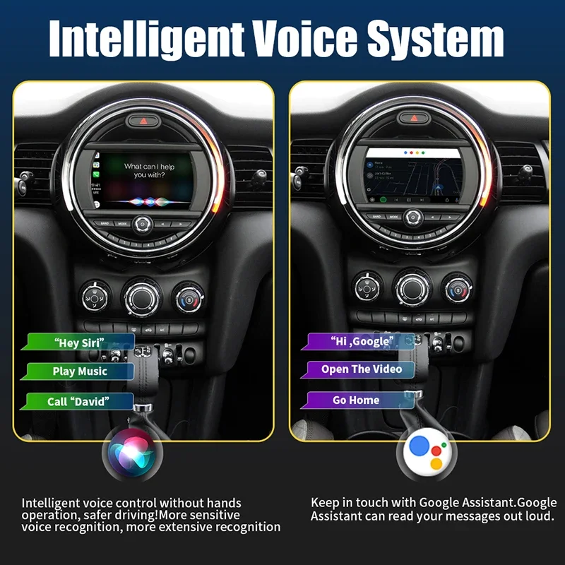 Wireless CarPlay Android Auto for BMW Mini R55 R56 R57 R58 R59 R60 R61 F54 F55 Clubman Countryman Hardtop John Cooper Works Box