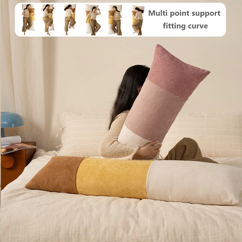 

Multi Functional Solid Color Cushion Cover Nordic Style Plush Pillowcase with Zipper Detachable Sofa Living Room Home Decoration