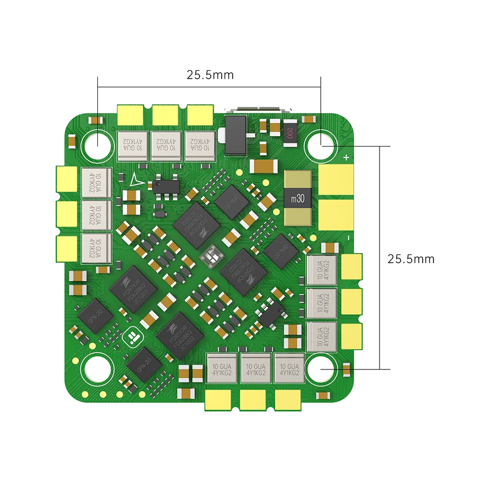 iFlight BLITZ Whoop F7 AIO Flight Controller 2-6S 55A ESC with 25.5*25.5mm Mounting pattern for FPV drone