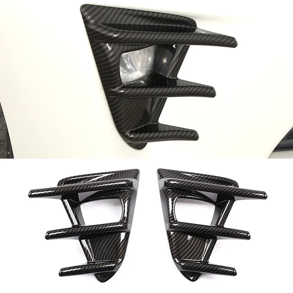 Car Exterior Upgrade Carbon Fiber Fog Light Bezel Front Fog Trim Easy Installation For Toyota 86 GT86 2016-2020