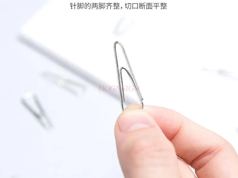 100pcs triangular paper clips, office supplies, paper clips, financial bills, fixing clips, metal rust proof stationery