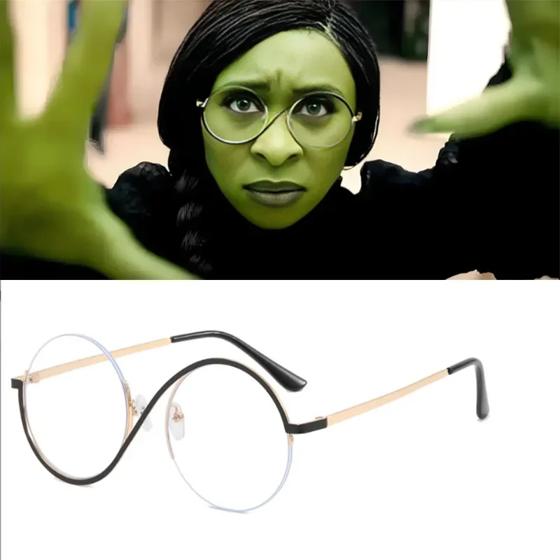 Nuevas gafas de sol Retro redondas semisin montura para mujer, gafas de sol de moda para viajes con gradiente UV400, lentes transparentes a la moda para hombre, montura de Metal