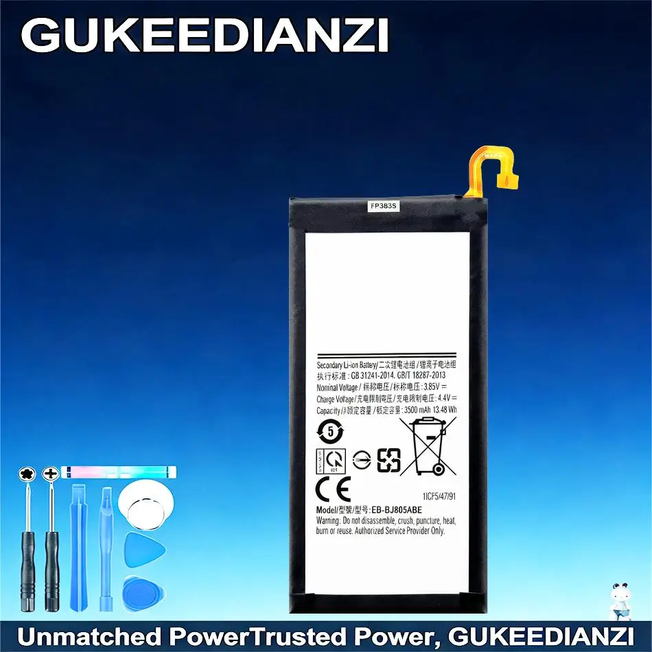 

3500mAh For Samsung Galaxy A6 Plus SM-A605F A605G A6050 A605K A605FN A605GN Fast Charging EB-BJ805ABE Mobile Phone Battery