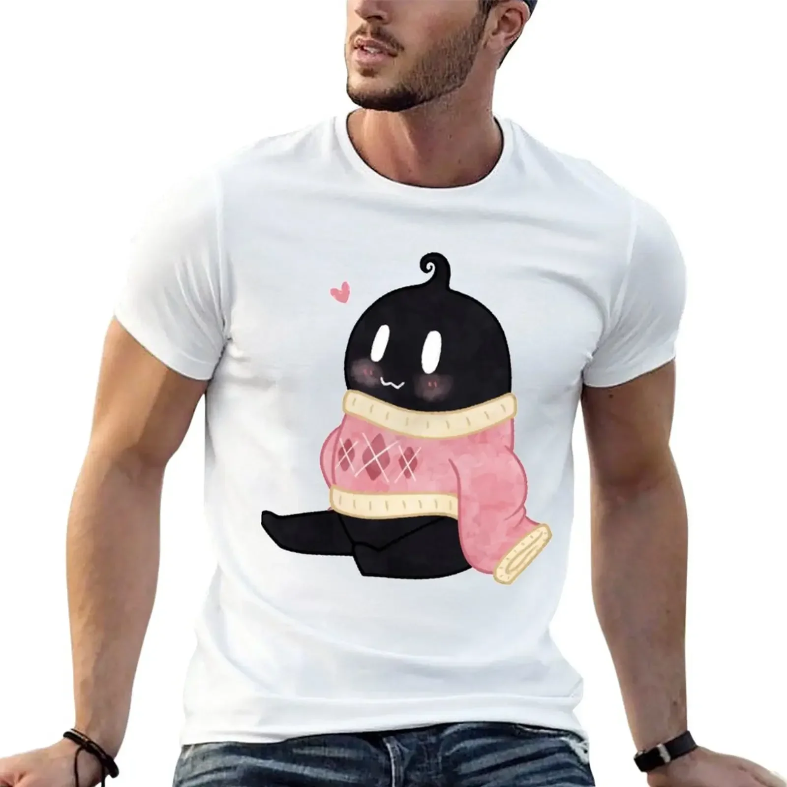 Stardew Valley. Cute Krobus T-Shirt heavyweights kawaii clothes summer top Short sleeve tee men